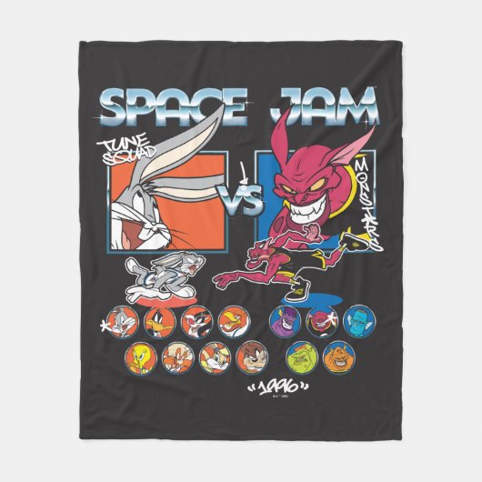 SPACE JAM™ TUNE SQUAD™ VS Monstars Roster Graphic Fleecedecke (Vorderseite)