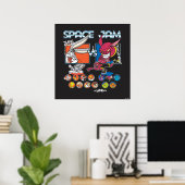 SPACE JAM™ TUNE SQUAD™ VS Monstars Roster Graphic Poster (Heimbüro)