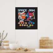 SPACE JAM™ TUNE SQUAD™ VS Monstars Roster Graphic Poster (Küche)