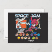 SPACE JAM™ TUNE SQUAD™ VS Monstars Roster Graphic Postkarte (Vorne/Hinten)