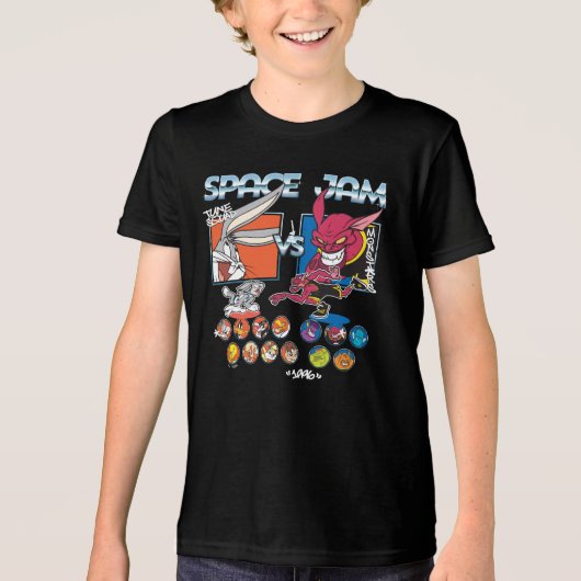 SPACE JAM™ TUNE SQUAD™ VS Monstars Roster Graphic Tri-Blend Shirt (Vorderseite)