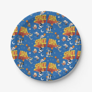 SPACE JAM™ TUNE SQUAD™ Weltraum-Muster Pappteller