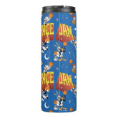 SPACE JAM™ TUNE SQUAD™ Weltraum-Muster Thermosbecher (Rückseite)