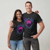 Space Jet Retrowave Synthwave Vaporwave Ästhetik T-Shirt (Unisex)