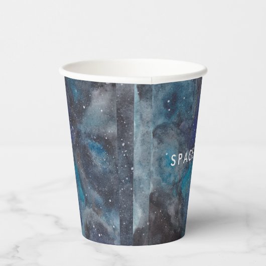 Space Juice Galaxy Stars Custom Pappbecher (Rechts)