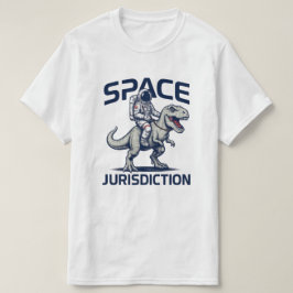 Space Jurisdiction Astronaut Reitet T-Rex T-Shirt