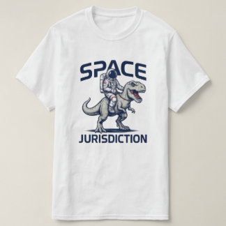 Space Jurisdiction Astronaut Reitet T-Rex T-Shirt