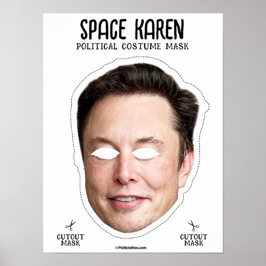 Space Karen Costume Mask Poster (Vorne)
