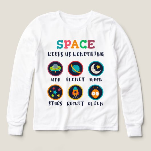 Space keeps us wondering (Design Vorderseite)
