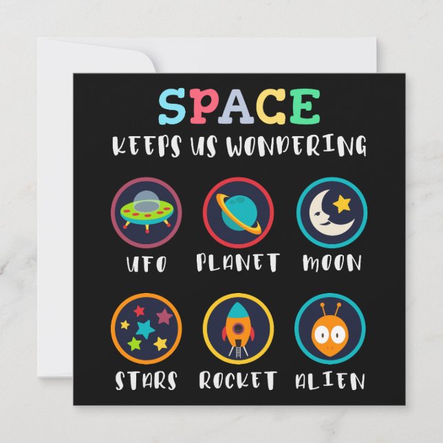 Space keeps us wondering (Vorderseite)