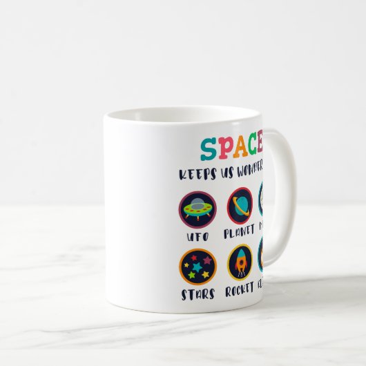 Space keeps us wondering kaffeetasse (VorderseiteRechts)