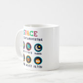 Space keeps us wondering kaffeetasse (Vorderseite Links)