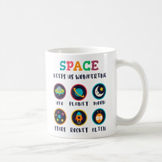 Space keeps us wondering kaffeetasse (Rechts)