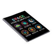 Space keeps us wondering notizblock (Rechte Seite)