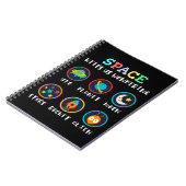 Space keeps us wondering notizblock (Linke Seite)