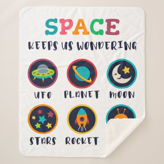 Space keeps us wondering sherpadecke (Vorderseite)