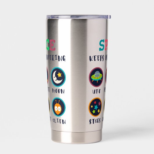 Space keeps us wondering thermobecher (Links)