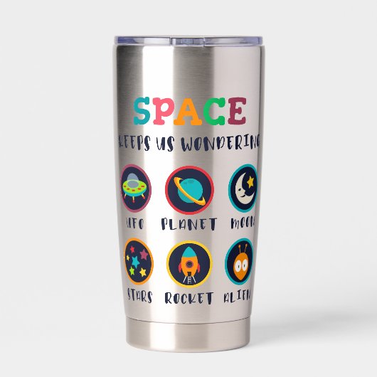 Space keeps us wondering thermobecher (Rückseite)