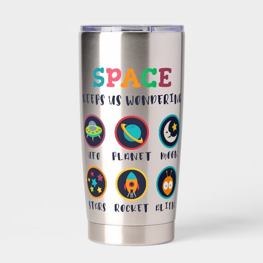 Space keeps us wondering thermobecher (Vorderseite)