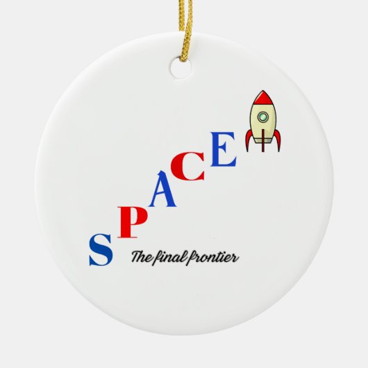 space keramik ornament (Vorne)