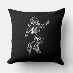 Space Kicks: Geflügelter Astronautenflug Kissen