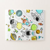 Space Kids Fun Puzzle (Horizontal)