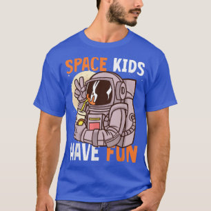 Space Kids have Fun with Astronaut T-Shirt