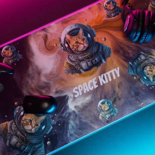 Space Kitty Desktop Schreibtischunterlage