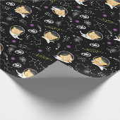 Space Kitty Geschenkpapier (Ecke)
