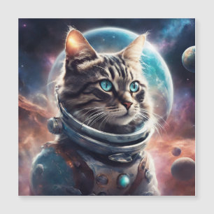 Space Kitty Magnetkarte
