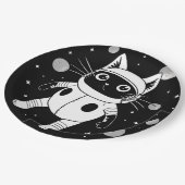 Space Kitty Pappteller (Schrägansicht)