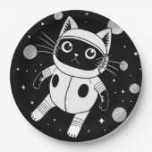 Space Kitty Pappteller (Vorderseite)