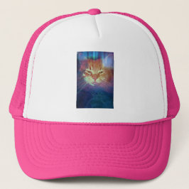 Space Kitty sagt lest meine Augen Trucker Hut Truckerkappe
