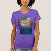 Space Kitty sagt "Lies My Eyes Women's T - Shirt" T-Shirt (Vorderseite)