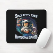 Space Kitty Space Explorers Niedlich Kitty in Spac Mousepad (Mit Mouse)