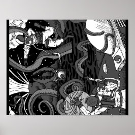 Space Kraken Poster