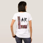 Space-Kunst T-Shirt (Schwarz voll)