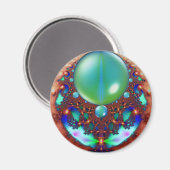 Space Lace Kühlschrankmagnet (Vorderseite/Rückseite)