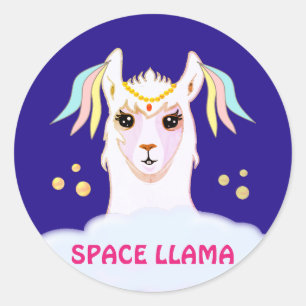 Space Lama Sticker