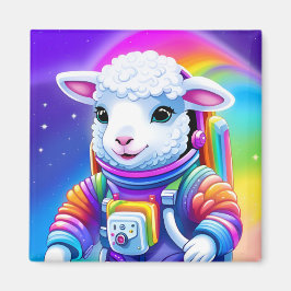 Space Lamb Magnet