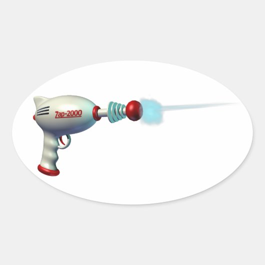 Space Laser Gun Stickers (Vorderseite)