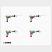 Space Laser Gun Stickers (Blatt)