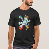 Space Leopard Gecko For Gecko T-Shirt (Vorderseite)