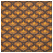 Space Lily Mustard Print Stoff (Muster)