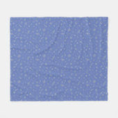 Space Line Art Nahtloses Muster Fleece-Decke Fleecedecke (Vorderseite (Horizontal))
