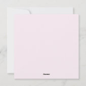 Space Llama Feiertagskarte (Rückseite)