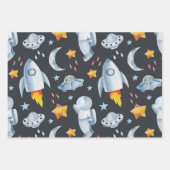 Space Man Geschenkpapier Set (Vorderseite 2)