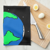 Space Man Küchentuch (Viertel Falte)