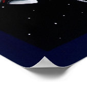 Space Man Poster (Ecke)