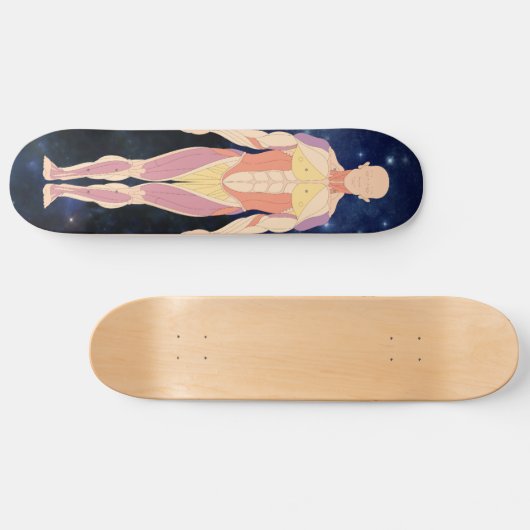 Space Man Skateboard (Horizontal)